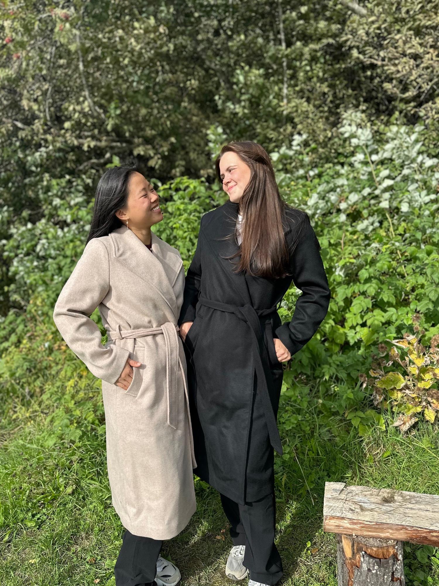 SLFRosa Wool Blend Coat-black