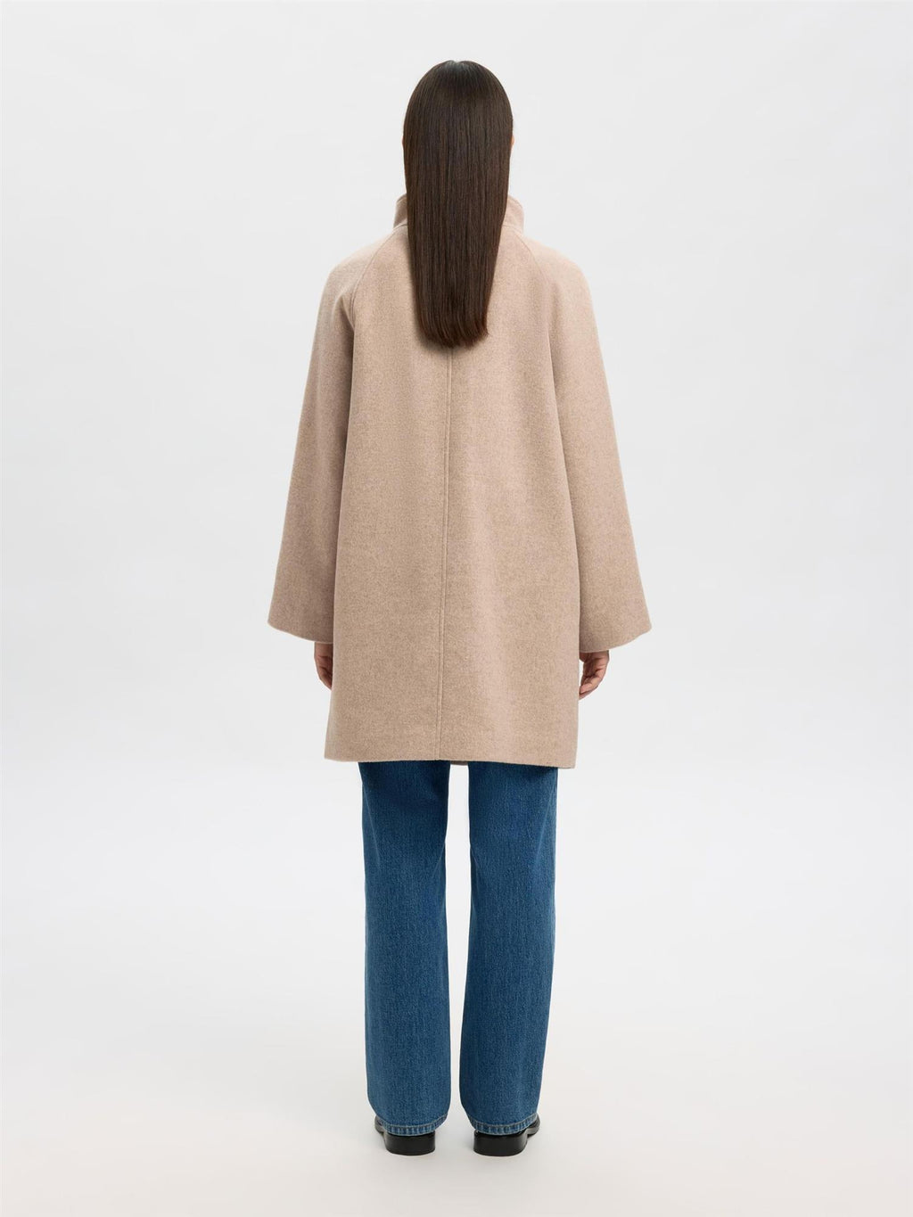 SLFVinni Wool Coat-sandshell
