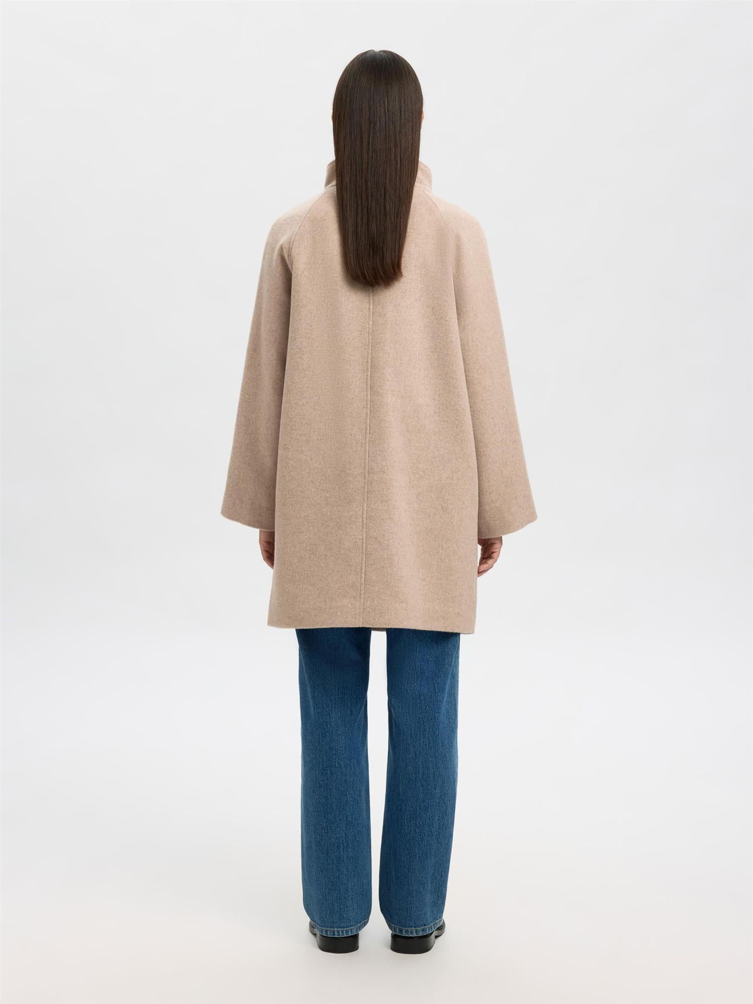 SLFVinni Wool Coat-sandshell