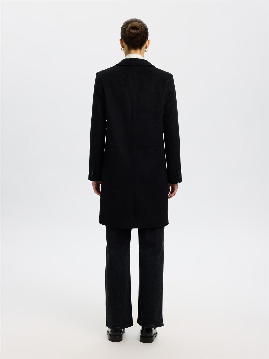 SLFSasja Wool Blend-black