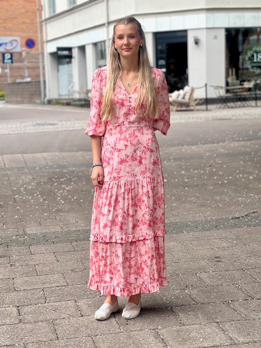 Shanaya V-M Dress-Nalia Print