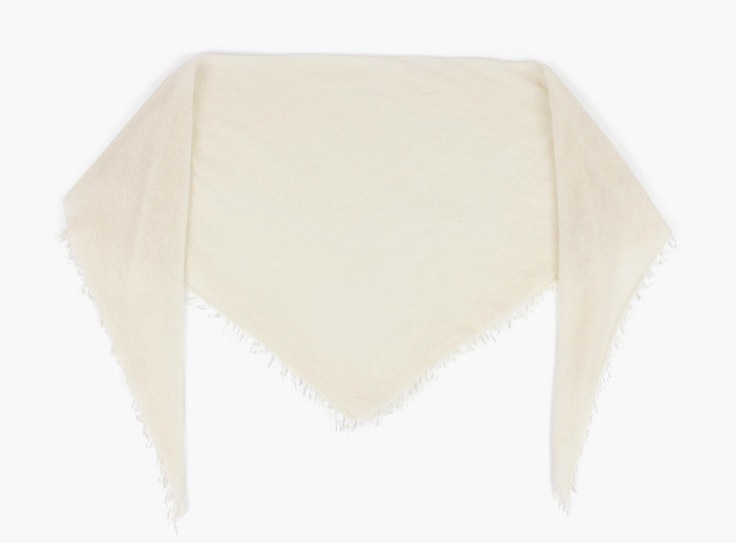 Mona Kasjmir Triangel Skjerf-offwhite
