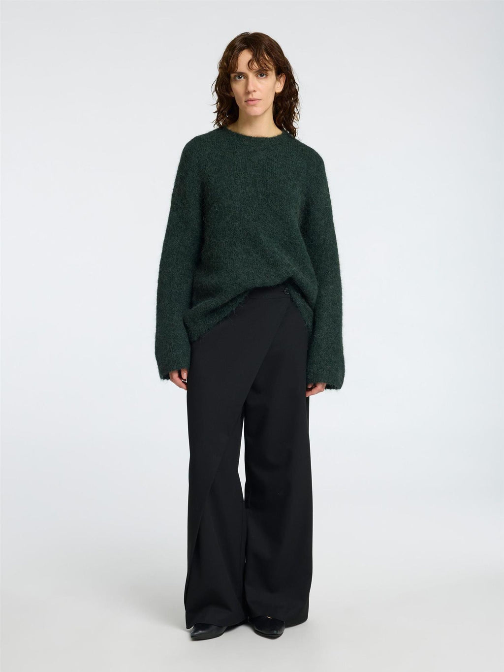 SLFGabella LS Knit O'neck-scarab