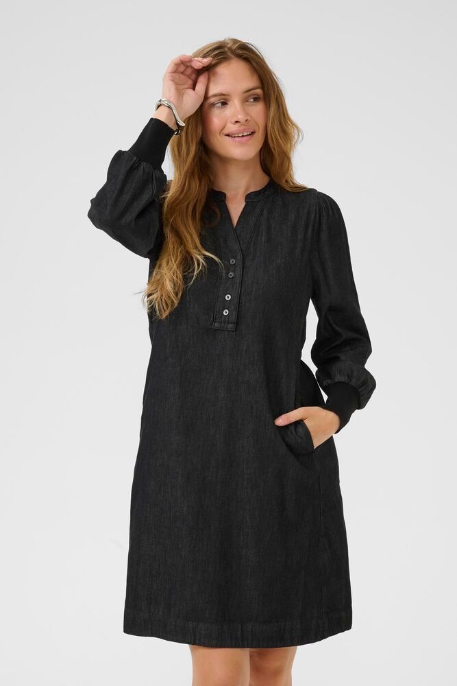 CUhilka Arpa Short dress-black wash