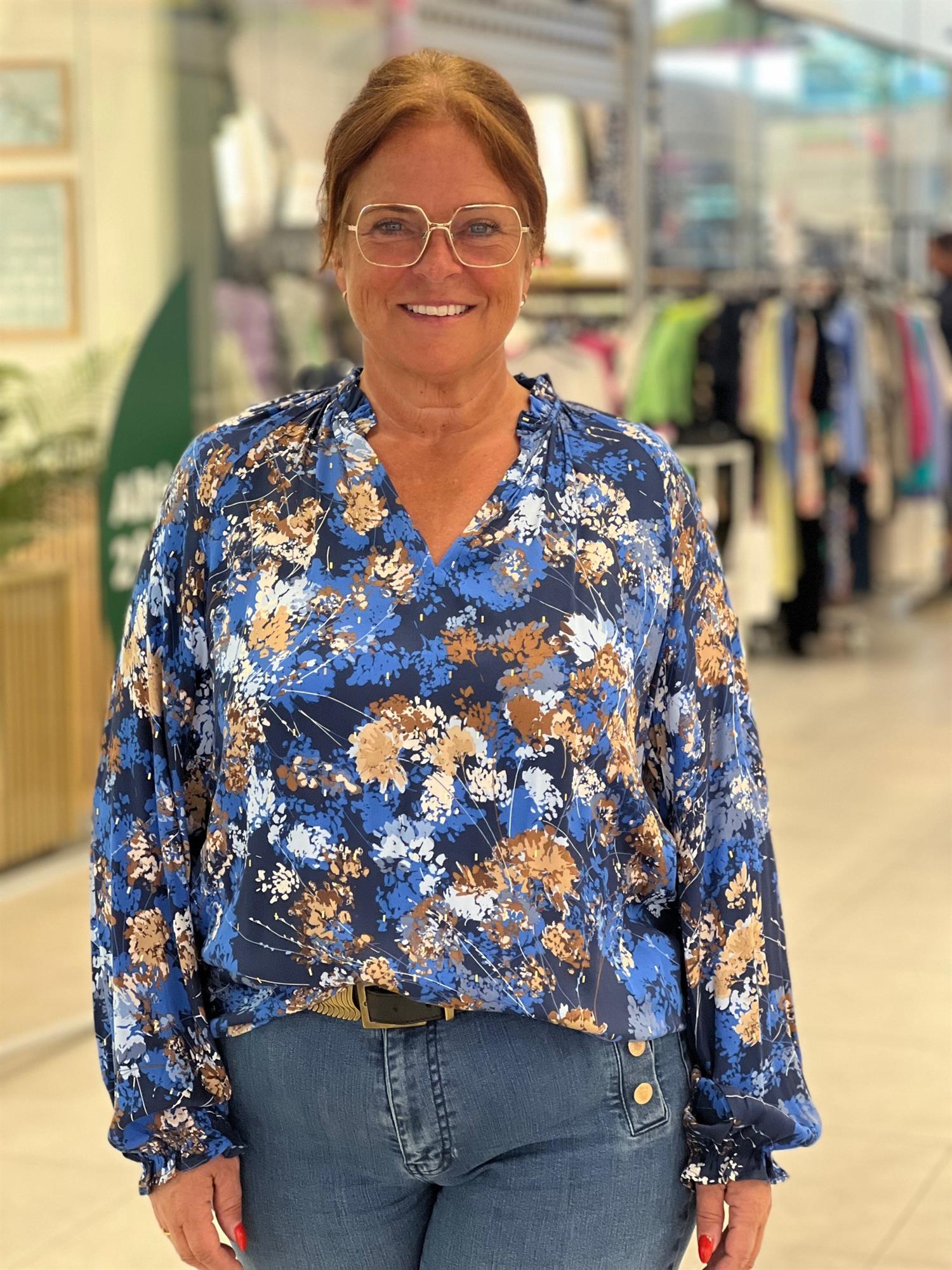 Cumadi Dittemarie Blouse-navy