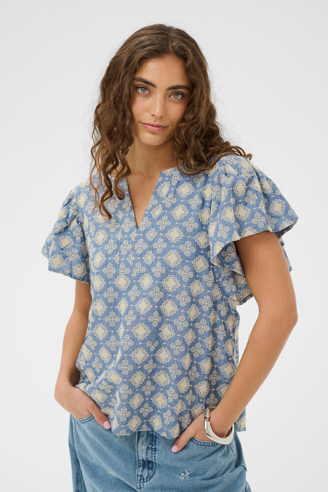 CuJustin blouse blue/white