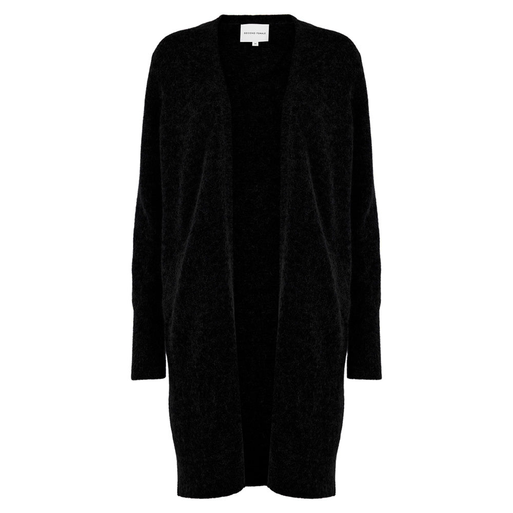 Brook Knit Pocket Cape-black