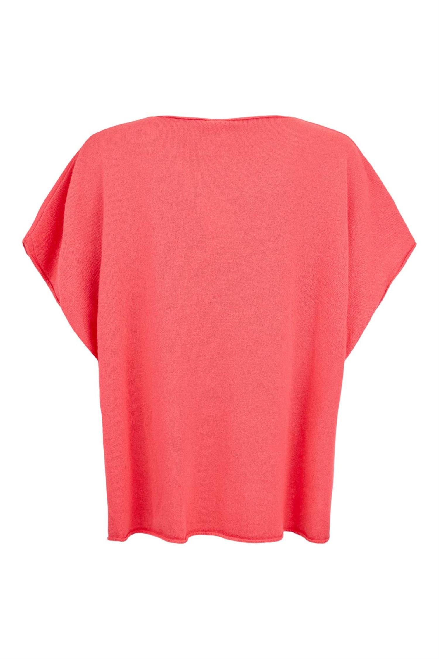 Colette poncho-flamingo