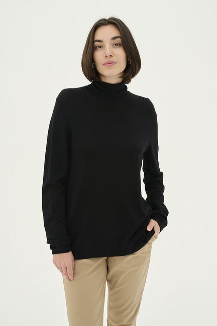 Cuvibsen Roll-NEck-black