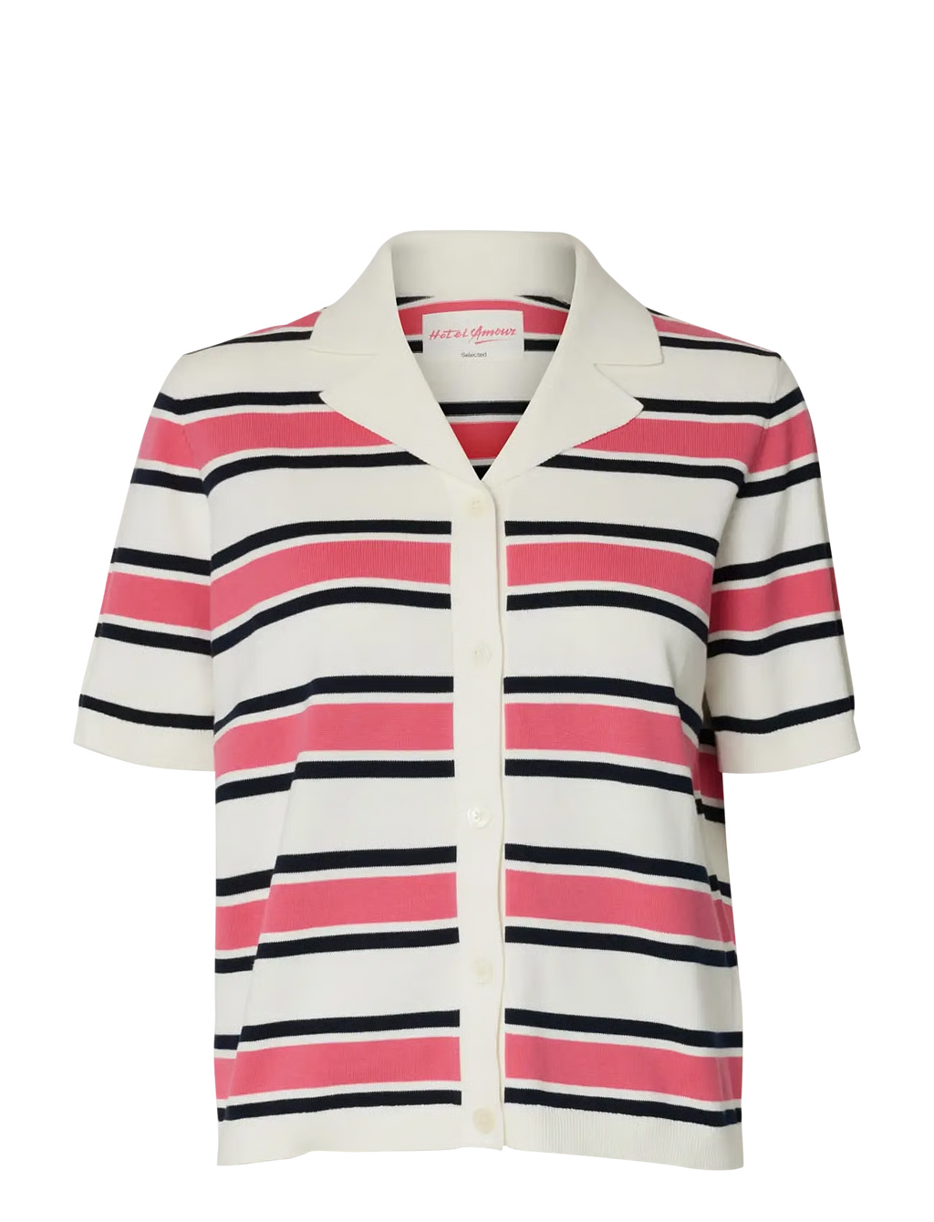 SLFAmour SS Knit Polo cardigan