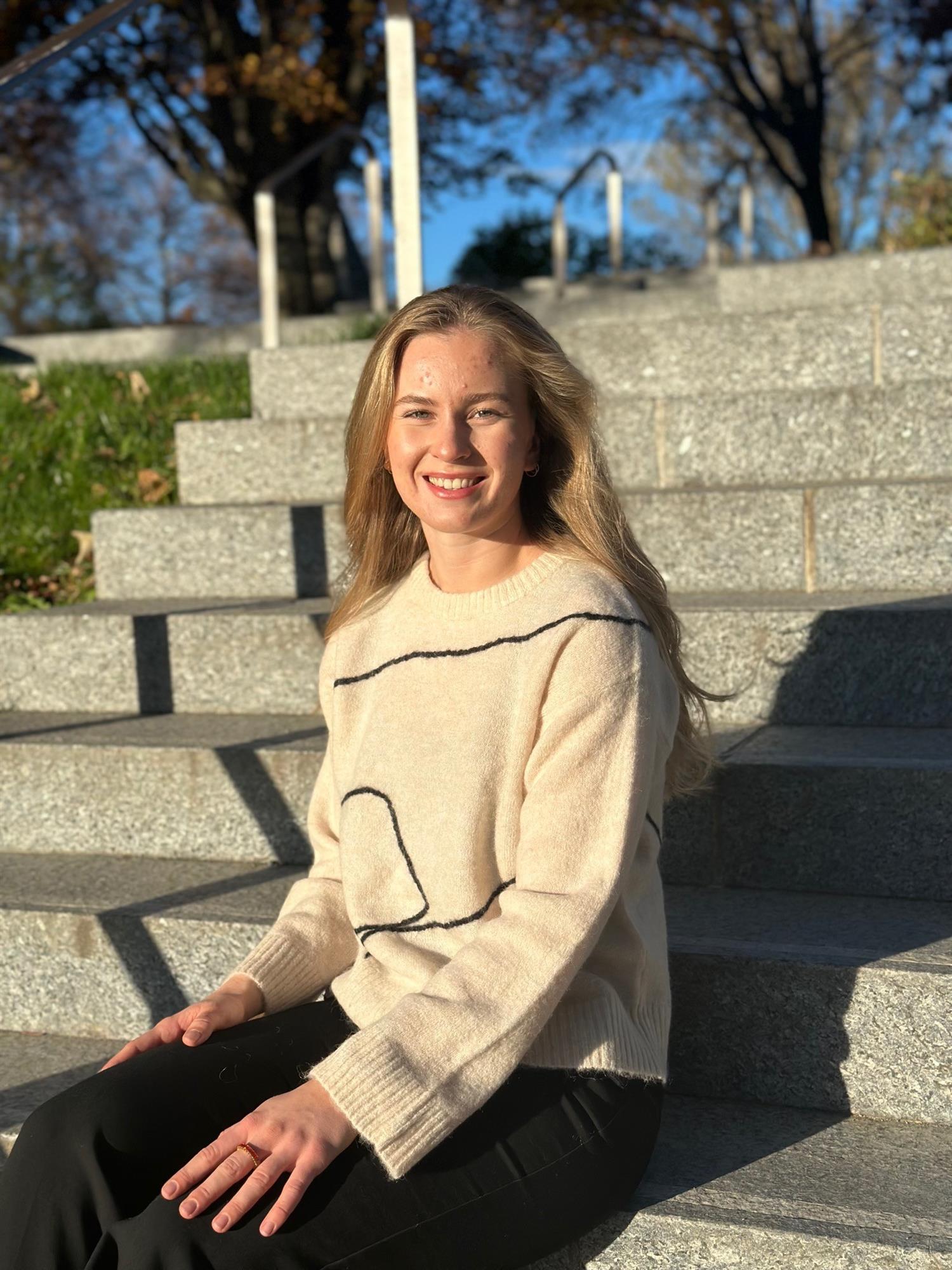 SLFSia Ras Ls Knit Artwork O-neck - birch