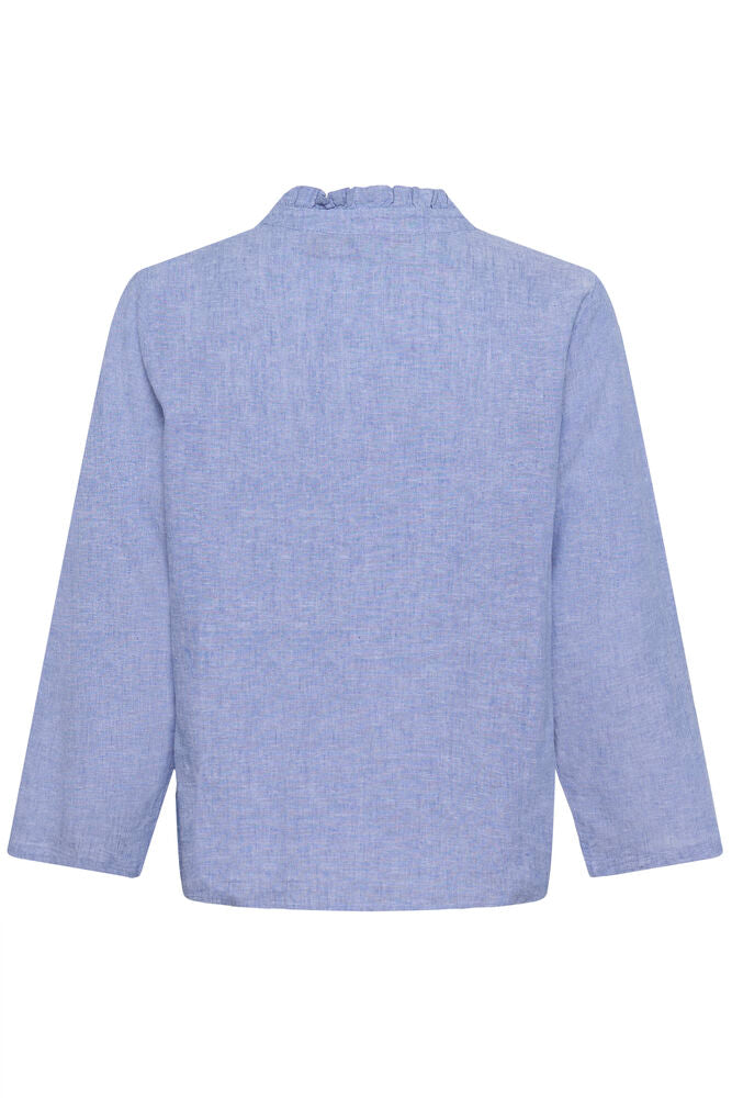 CUarletty Blouse-powder blue
