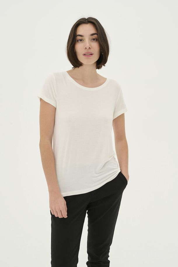 Poppy T-shirt-spring gardenia