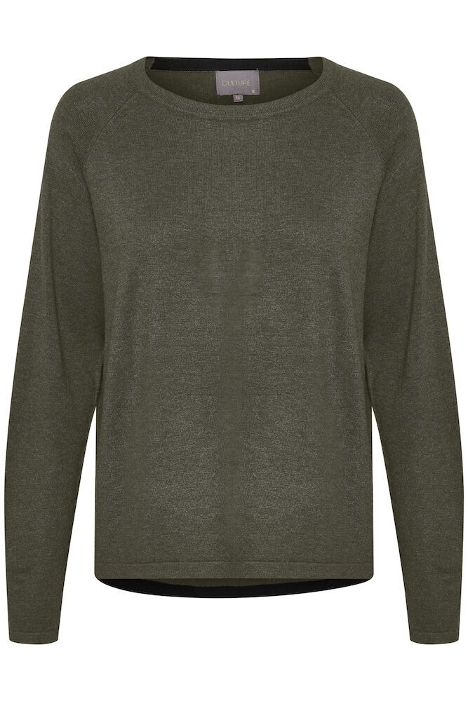 Anne Marie Solid Jumper-olive night