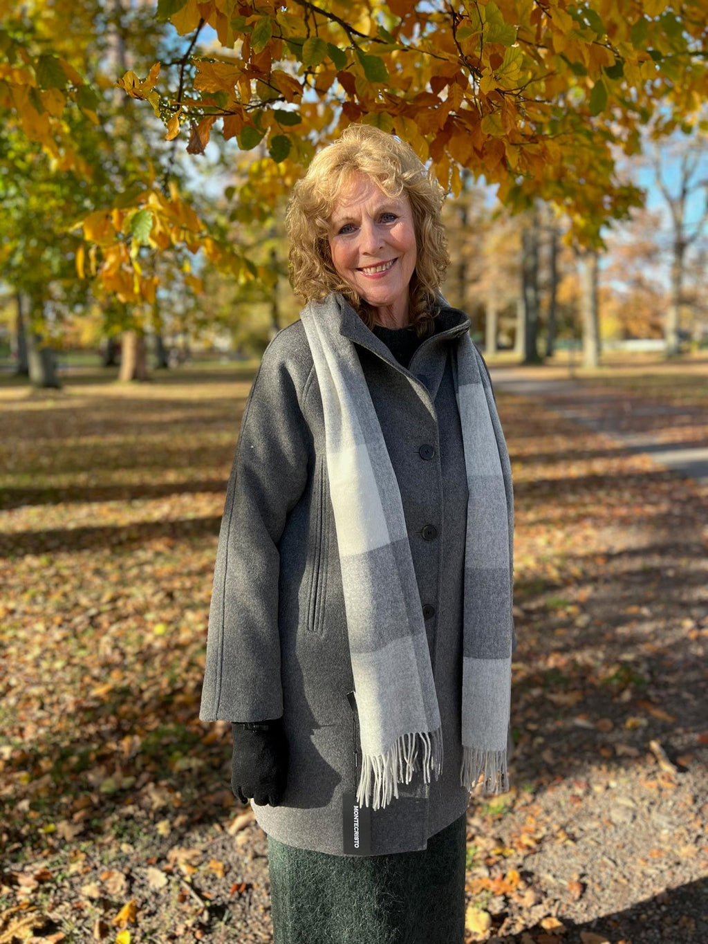 SLFVinni Wool Coat-medium grey