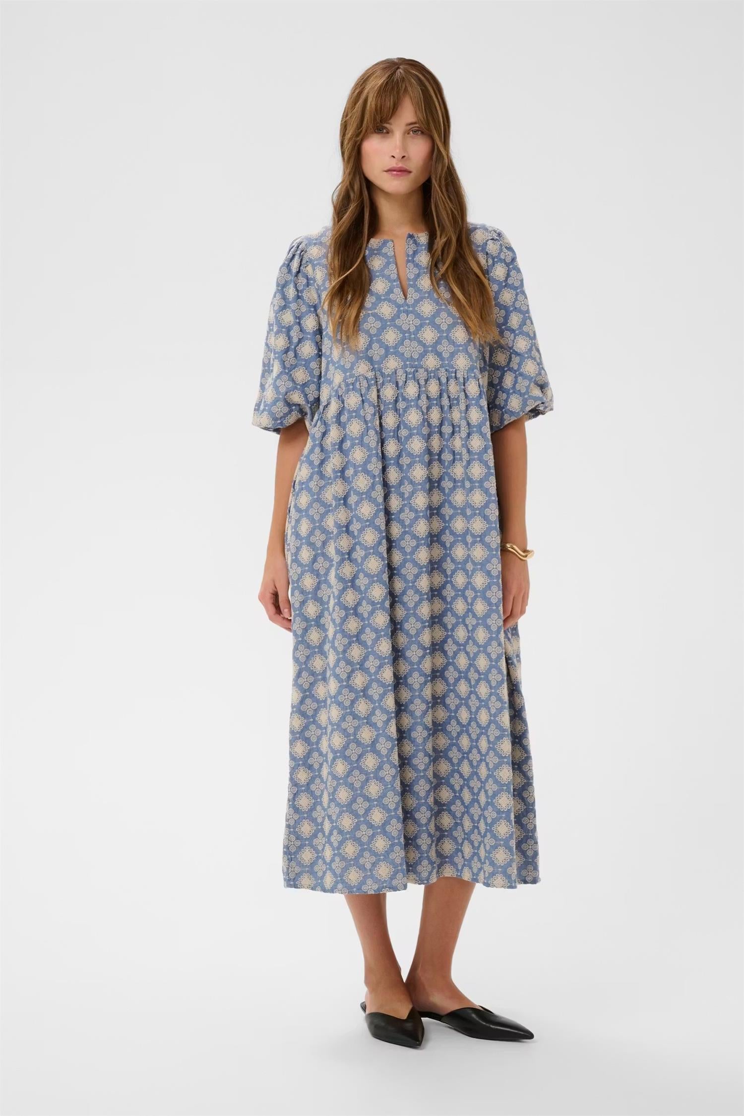 CuJustin dress blue/white