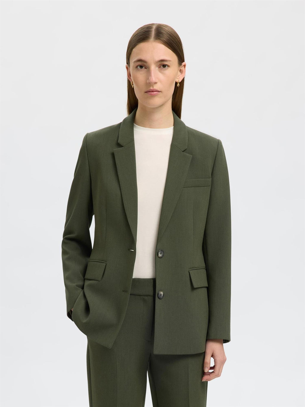 SLFRita Ls Classic Blazer-deep depth