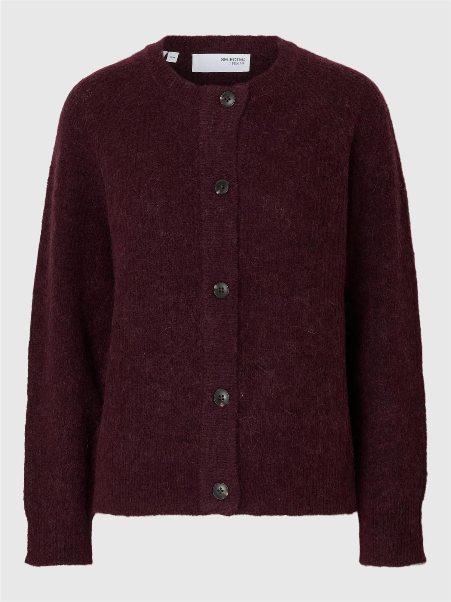 SLFLulu Ls Knit Short Cardigan-fig