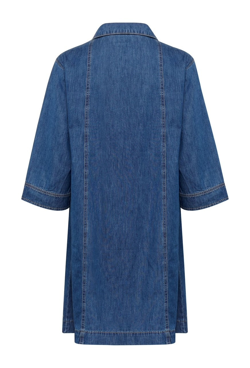Cupin Arpa Dress-d.blue