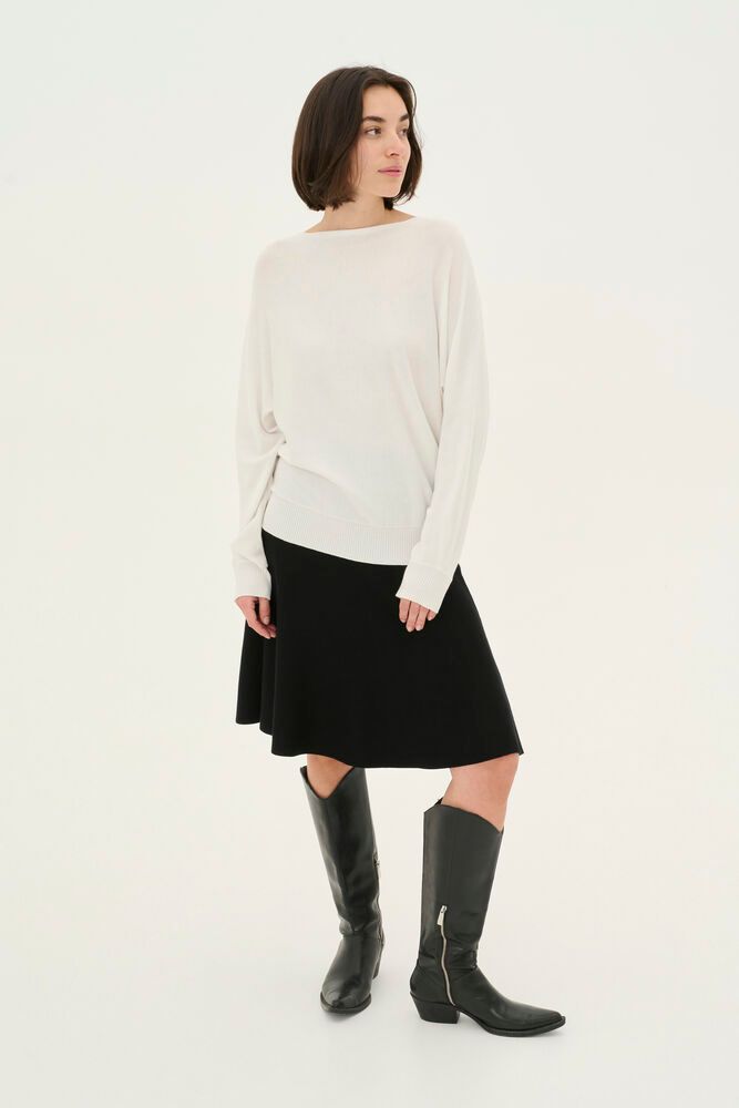 CUannemarie Batwing Jumper-spring gardenia