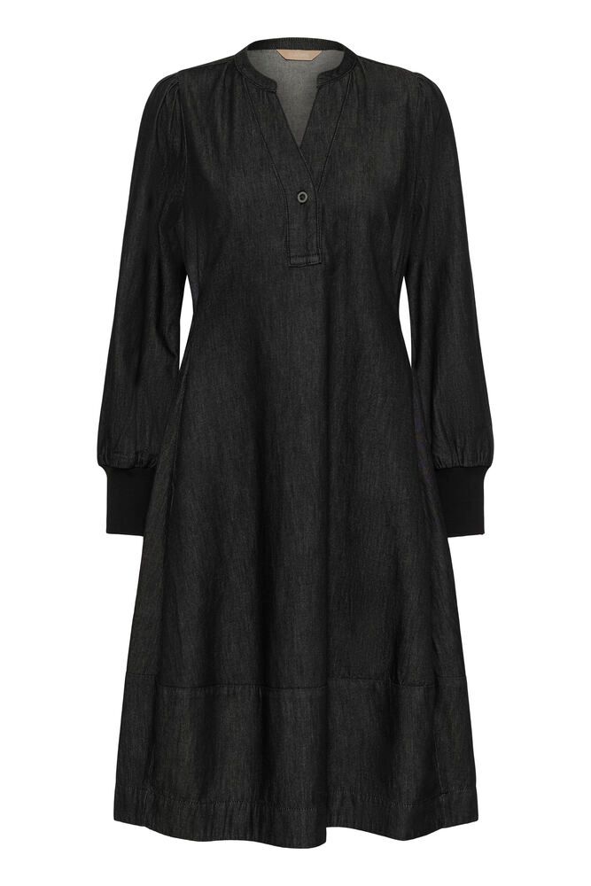 Cuallura Arpa Rib Dress - black wash