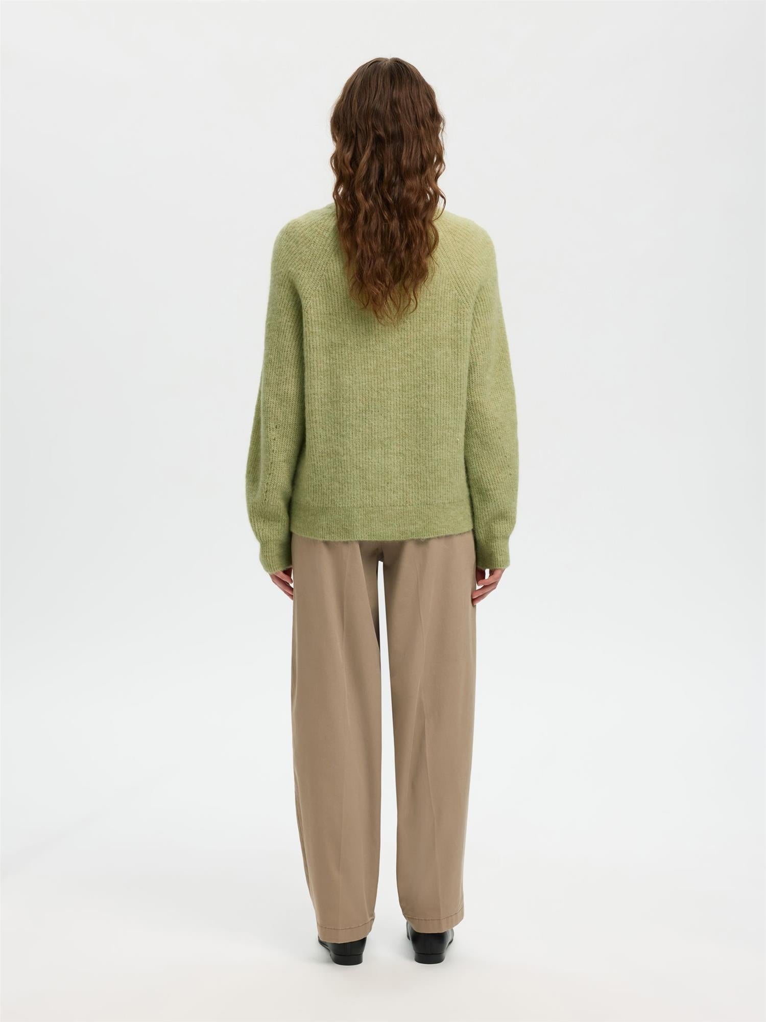 SLFLulu Ls Knit Short Cardigan-lint