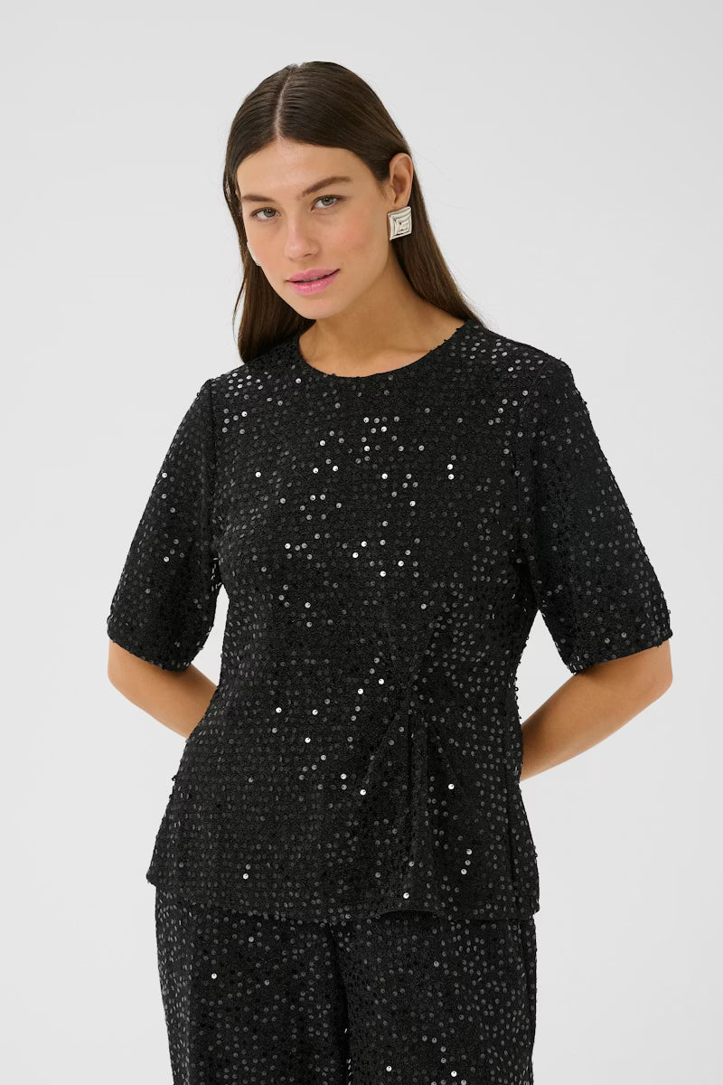 CUtamera Sequin Blouse